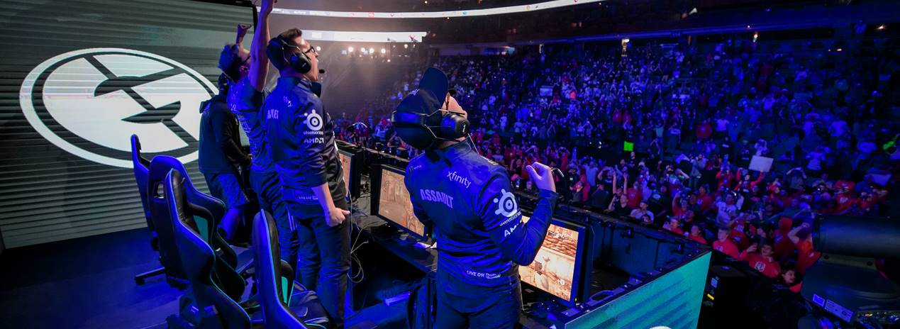 Um torneio de COD Championship ao vivo