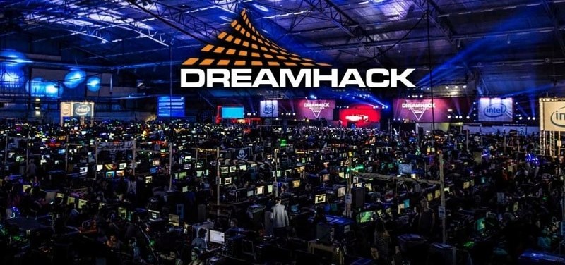 Um torneio de DreamHack ao vivo