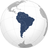 Planisferio América del Sur