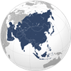 Planisphère de l'Asie